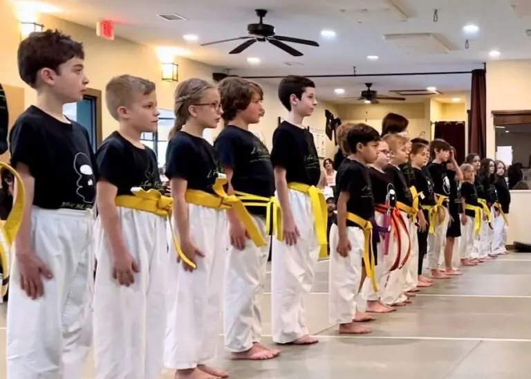 kids martial arts class building confidence and discipline