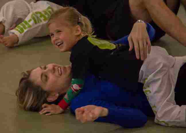 family mindfulness in Austin park setting